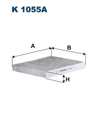 Filter, Innenraumluft FILTRON K 1055A