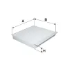 Filter, Innenraumluft FILTRON K 1060 Bild Filter, Innenraumluft FILTRON K 1060