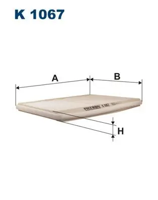 Filter, Innenraumluft FILTRON K 1067