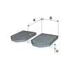 Filter, Innenraumluft FILTRON K 1069A-2x Bild Filter, Innenraumluft FILTRON K 1069A-2x