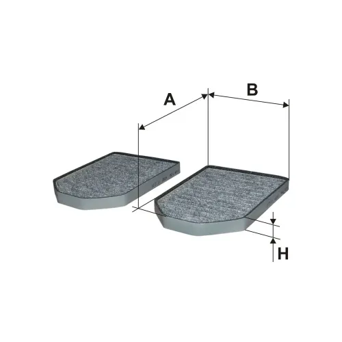 Filter, Innenraumluft FILTRON K 1069A-2x Bild Filter, Innenraumluft FILTRON K 1069A-2x