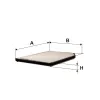 Filter, Innenraumluft FILTRON K 1070 Bild Filter, Innenraumluft FILTRON K 1070