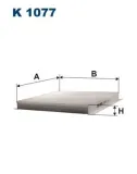 Filter, Innenraumluft FILTRON K 1077