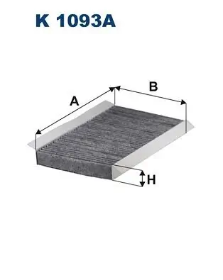 Filter, Innenraumluft FILTRON K 1093A