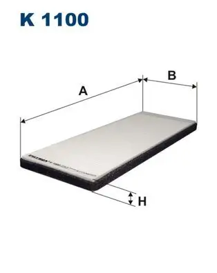 Filter, Innenraumluft FILTRON K 1100