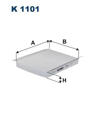 Filter, Innenraumluft FILTRON K 1101