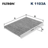 Filter, Innenraumluft FILTRON K 1103A