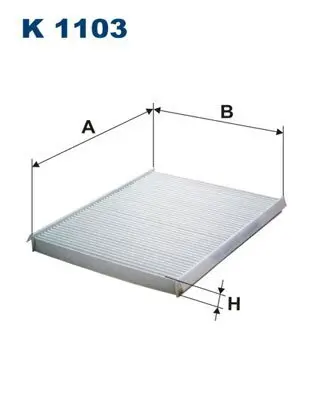 Filter, Innenraumluft FILTRON K 1103 Bild Filter, Innenraumluft FILTRON K 1103
