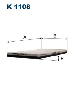 Filter, Innenraumluft FILTRON K 1108 Bild Filter, Innenraumluft FILTRON K 1108