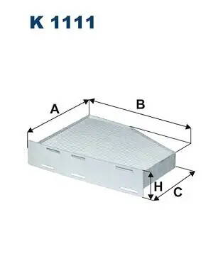 Filter, Innenraumluft FILTRON K 1111