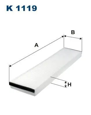 Filter, Innenraumluft FILTRON K 1119
