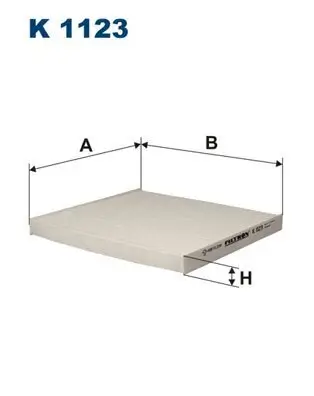 Filter, Innenraumluft FILTRON K 1123