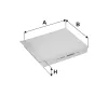 Filter, Innenraumluft FILTRON K 1140 Bild Filter, Innenraumluft FILTRON K 1140