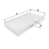 Filter, Innenraumluft FILTRON K 1147 Bild Filter, Innenraumluft FILTRON K 1147