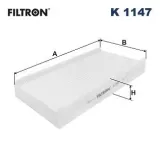 Filter, Innenraumluft FILTRON K 1147