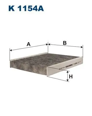 Filter, Innenraumluft FILTRON K 1154A