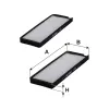 Filter, Innenraumluft FILTRON K 1158-2x Bild Filter, Innenraumluft FILTRON K 1158-2x