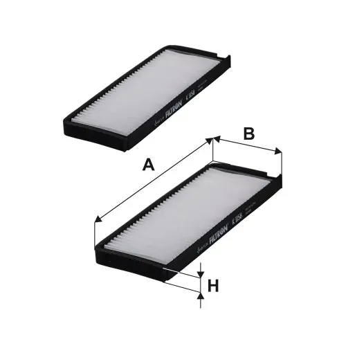 Filter, Innenraumluft FILTRON K 1158-2x Bild Filter, Innenraumluft FILTRON K 1158-2x