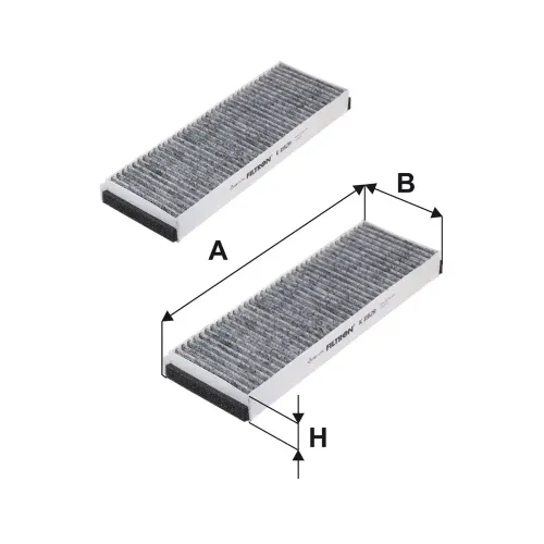 Filter, Innenraumluft FILTRON K 1162A-2x Bild Filter, Innenraumluft FILTRON K 1162A-2x