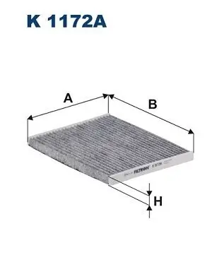 Filter, Innenraumluft FILTRON K 1172A