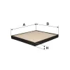 Filter, Innenraumluft FILTRON K 1173 Bild Filter, Innenraumluft FILTRON K 1173