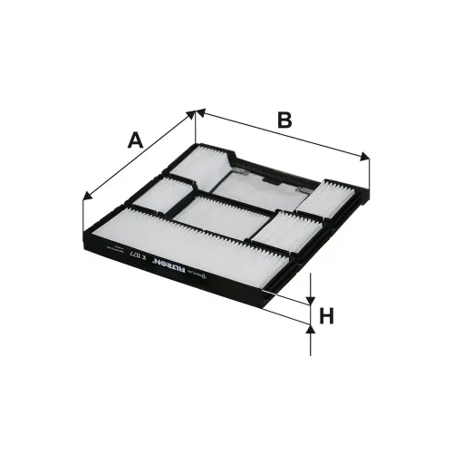 Filter, Innenraumluft FILTRON K 1177 Bild Filter, Innenraumluft FILTRON K 1177