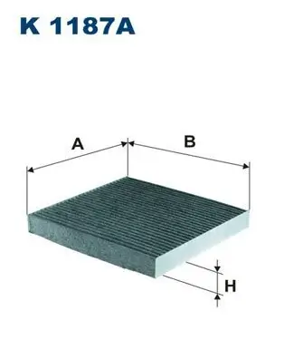 Filter, Innenraumluft FILTRON K 1187A