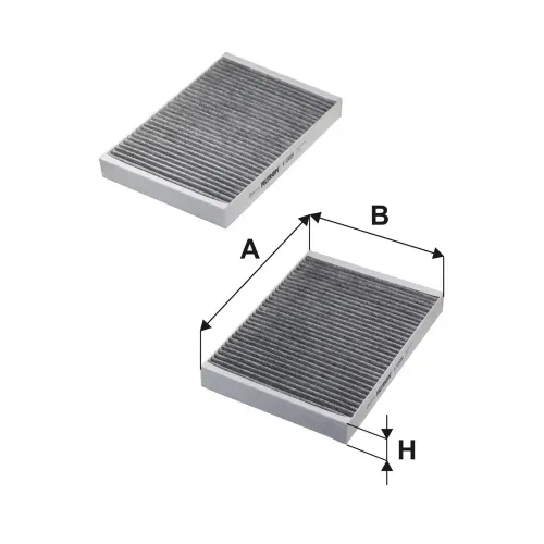 Filter, Innenraumluft FILTRON K 1201A-2x Bild Filter, Innenraumluft FILTRON K 1201A-2x