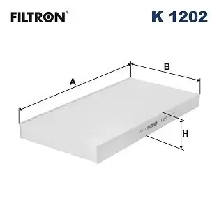 Filter, Innenraumluft FILTRON K 1202 Bild Filter, Innenraumluft FILTRON K 1202