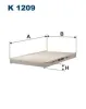 Filter, Innenraumluft FILTRON K 1209