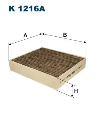 Filter, Innenraumluft FILTRON K 1216A Bild Filter, Innenraumluft FILTRON K 1216A