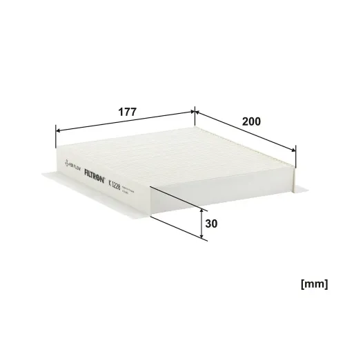 Filter, Innenraumluft FILTRON K 1228 Bild Filter, Innenraumluft FILTRON K 1228