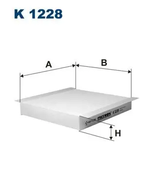 Filter, Innenraumluft FILTRON K 1228