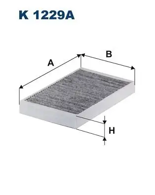 Filter, Innenraumluft FILTRON K 1229A Bild Filter, Innenraumluft FILTRON K 1229A