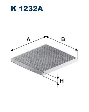 Filter, Innenraumluft FILTRON K 1232A
