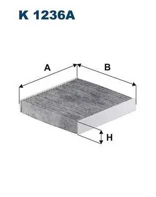 Filter, Innenraumluft FILTRON K 1236A