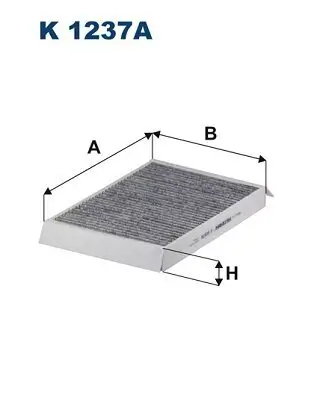 Filter, Innenraumluft FILTRON K 1237A