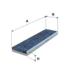 Filter, Innenraumluft FILTRON K 1239A Bild Filter, Innenraumluft FILTRON K 1239A