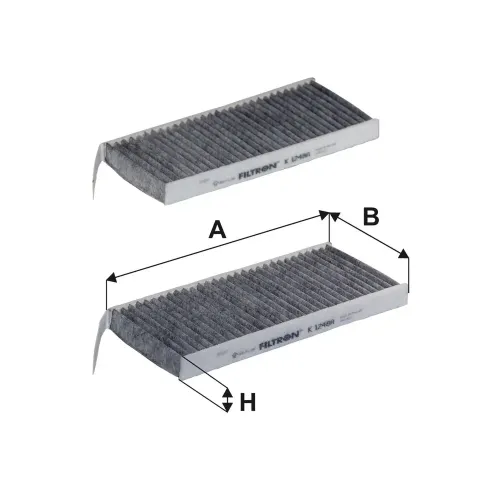 Filter, Innenraumluft FILTRON K 1248A-2x Bild Filter, Innenraumluft FILTRON K 1248A-2x