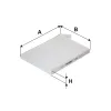 Filter, Innenraumluft FILTRON K 1252 Bild Filter, Innenraumluft FILTRON K 1252