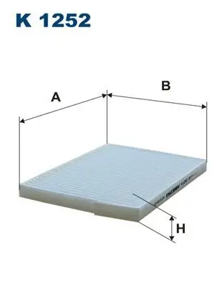 Filter, Innenraumluft FILTRON K 1252