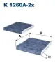 Filter, Innenraumluft FILTRON K 1260A-2x