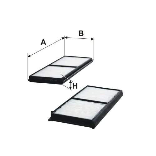 Filter, Innenraumluft FILTRON K 1262-2x Bild Filter, Innenraumluft FILTRON K 1262-2x