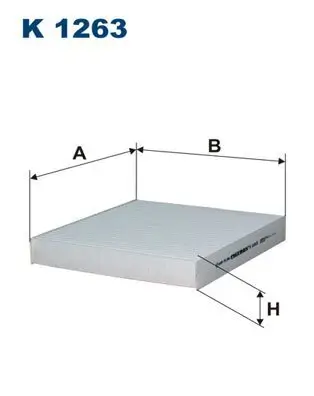 Filter, Innenraumluft FILTRON K 1263 Bild Filter, Innenraumluft FILTRON K 1263