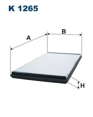 Filter, Innenraumluft FILTRON K 1265 Bild Filter, Innenraumluft FILTRON K 1265