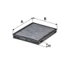 Filter, Innenraumluft FILTRON K 1266A Bild Filter, Innenraumluft FILTRON K 1266A
