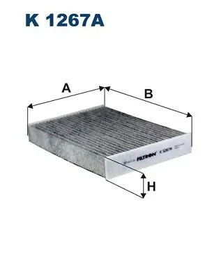 Filter, Innenraumluft FILTRON K 1267A