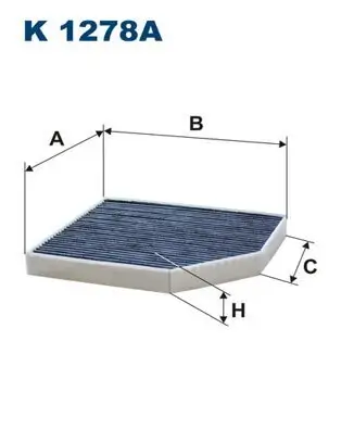 Filter, Innenraumluft FILTRON K 1278A