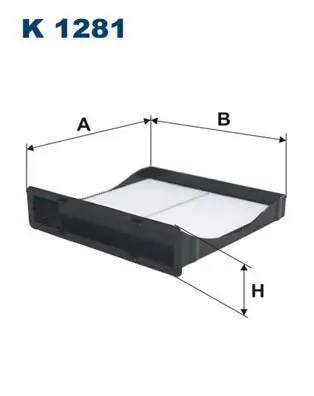 Filter, Innenraumluft FILTRON K 1281 Bild Filter, Innenraumluft FILTRON K 1281