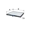Filter, Innenraumluft FILTRON K 1287 Bild Filter, Innenraumluft FILTRON K 1287